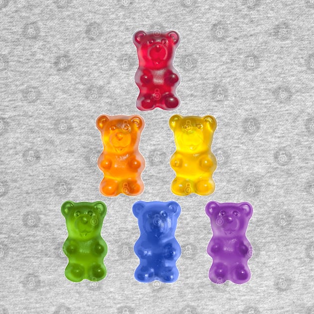 gummy bear pyramid by mystudiocreate